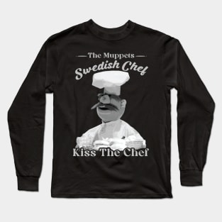 Kiss The Chef // Swedish Chef Fan Art Long Sleeve T-Shirt
